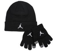 Jordan Kids Beanie Glove Set Unisex - Cappelli e berretti in maglia Nero - Taglia YOUTH - Wool Black YOUTH