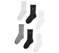 Jordan Kids Crew 6 Pack Unisex - Calze Bianco - Taglia 35 - 38 White 35 - 38