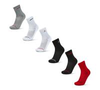 Jordan Kids Crew 6 Pack Unisex - Calze Rosso - Taglia 39 - 42 Red 39 - 42