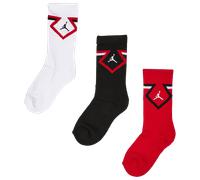 Jordan Kids Jumpman Crew 3 Pack Unisex - Calze Rosso - Taglia 31 - 34 - Algodón Red 31 - 34