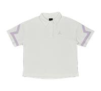 Jordan Ksa Brooklyn Diamond unisex Polo - Bianco - French Terry di cotone - Foot Locker White 158 - 170 CM