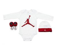 Jordan L/S Jumpman Set per Bambino White 0/6 Mesi