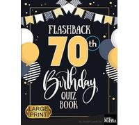Jordan Lamb Flashback 70th Birthday Quiz Book Large Print (Tascabile)