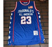 Jordan Mcdonald's #23 Headgear Classics Basket Jersey ~ Mai Indossato ~ S L XL