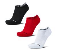 Jordan No Show 3 Pack Unisex - Calze Nero - Taglia 39 - 42 - Algodón Black 39 - 42