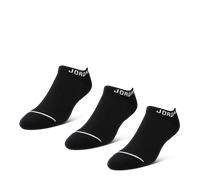 Jordan No Show 3 Pack Unisex - Calze Nero - Taglia 43 - 46 - Algodón Black 43 - 46