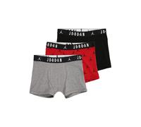 Jordan Pantaloncini intimi 'FLIGHT' grigio sfumato / rosso / nero Bambini Jordan 122-128
