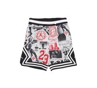 Jordan Pantaloni 'DIAMOND' grigio / rosso chiaro / nero / bianco Bambini Jordan 122-128