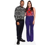 Jordan Peele And Chelsea Peretti (Duo 1) Mini ritaglio di celebrità