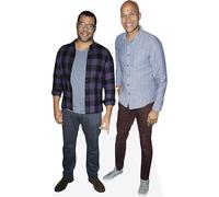 Jordan Peele And Keegan-Michael Key (Duo 1) Mini ritaglio di celebrità