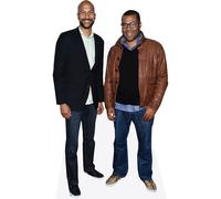 Jordan Peele And Keegan-Michael Key (Duo 2) Mini ritaglio di celebrità