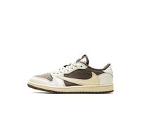 Jordan Preschool Air Jordan 1 Basso OG SP PS DO5442 162 Travis Scott - Reverse Mocha, Vela/università Red-ridgerock, 31 EU