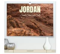 Jordan Sand, Stone and Salt (High Quality Premium Wall Calendar 2027 DIN A2 landscape),CALVENDO 12 Month Wall Calendar: The elements of nature