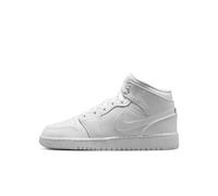 JORDAN Scarpe Ragazzo Air 1 Mid (GS) 554725-136 (Bianco, Sistema Taglie Calzature EU, Adolescente, Numero, Media, 35.5)