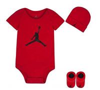 Jordan set 3 pezzi - body cappellino e calzini rosso (6-12 mesi)