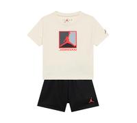 Jordan Set 'BRK' avorio / grigio / rosso chiaro / nero Bambini Jordan 92-98