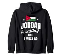 Jordan sta chiamando e devo andare Funny Jordan Travel Wear Felpa con Cappuccio