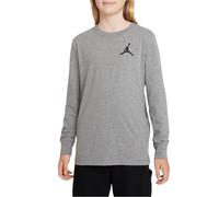 Jordan T-Shirt da Ragazzi Manica Lunga Jumpman Air Grigia Grigio