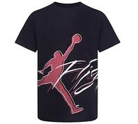 Jordan T-Shirt Halftone Flight Tee Big Kids, Black (10-12 Anni)