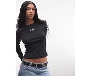 Jordan - Top a maniche lunghe nero M