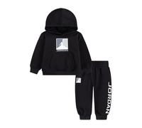 Jordan Tuta da jogging 'ESS FLC' grigio chiaro / nero Bambini Jordan 92