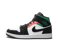 Jordan Uomo 1 Mid SE Leather White Hot Punch Black Formatori 45.5 EU