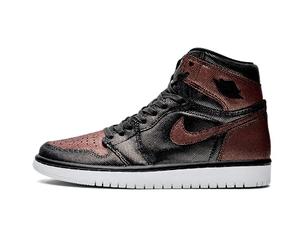 Jordan W Air 1 Hi Og (Black/Black-MTLC Rose Gold 9.5W)