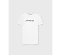 Jordan Big Kids 95D634-001 - Maglietta con logo ricamato, colore: bianco, bianco, XL