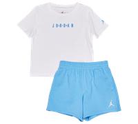 Jordan Wordmark Emb Neonato - Tute da ginnastica Bianco - Taglia 86 - 92 CM - Jersey di cotone White 86 - 92 CM