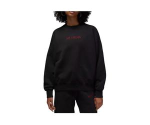 Jordan - Wordmark Fleece Crew - - Sport - Donna - Nero - L