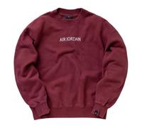 Jordan - Wordmark Fleece Crew - - Sport - Donna - Rosso - L