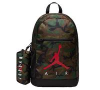 Jordan Zaino Camo scuola ragazzi Taglia Unica Verde