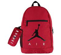 Jordan, zaino unisex grande, set da 2 pezzi (rosso), taglia unica