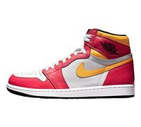 Jordan1 Uomini Air retro high, Luce Fusion Rosso/Bianco-laser O, 42 EU
