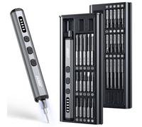 JOREST Mini Cacciavite Elettrico, 38 in 1 Set di Cacciaviti di Precisione，kit di Riparazione per iPhone, laptop, Droni, Console di Gioco, Fotocamere, Occhiali, Orologi, Giocattoli