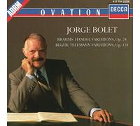 Jorge Bolet, piano - Brahms/Reger-Bolet -Variations Sur un Thème de