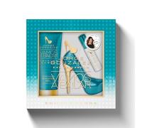 JORGE GONZÁLEZ EDICIÓN RUMBA Set regalo - 50 ml Eau de Parfum, 15 ml borsa EDP & 120 ml gel doccia, profumo floreale orientale da donna in flacone con tacco alto