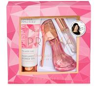 JORGE GONZÁLEZ PRISMA - The Pale Rose | Set regalo da 3 pezzi | Eau de Parfum 50 ml + 15 ml formato da viaggio, gel doccia 120 ml, set regalo da 3 pezzi per donne, profumo floreale fruttato