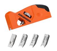 JORGENSEN Pialla a Manuale Mano per Legno Suite 4 Teste di Taglio 45°/3/5/6mm, P