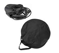 JOROBURO Borsa per Cavi Rotonda, Borsa per la Gestione dei Cavi Resistente All'acqua, Borsa per Attrezzi per Riporre Tubi da Giardino in Cordoncino di Tessuto Oxford 600D per Prolunghe e