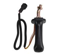 JOROBURO Maniglie Joystick per Escavatore 2 Pezzi, Kit Joystick Maniglia Pulsante Escavatore Nero, Sostituzione Joystick Ergonomico Premium in Lega di Alluminio per DH DX150 215 225 300 370-9C