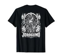 Jorogumo Web di Bellezza Giapponese Yokai Horror Maglietta