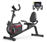JOROTO JH30 Cyclette Orizzontale da Casa, Cyclette con Schienale Magnetica Bluetooth, Recumbent Ergometro per Anziani con Capacità 136KG, Display LCD, Sedile Regolabile per Allenamento Cardio