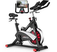 JOROTO X2PRO Cyclette Professionale Bluetooth Bicicletta Cyclette Indoor con Volano 16 KG & Freno Magnetico Resistenza Regolabile con Ampio Supporto per Tablet