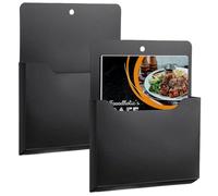 Jortmrd 2 Pezzi Portadocumenti Magnetici A4 Portadocumenti Magnetico Porta Pennarelli Magnetico Supporto Magnetico per Pennarelli, Casa e Scuola (Nero)