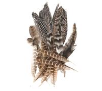 Jortmrd 30 Pezzi Piuma di Tacchino Selvatico 12-20 cm Piume Coda di Tacchino Selvatico Naturale, Piume di Naturali per Costumi Fai da Te da Acchiappasogni, Decorazioni per Feste di Nozze (3 Stili)