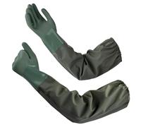 Jortmrd Guanti per la Pulizia Dello Stagno 70 cm di Sezione Lunga Guanti di Sicurezza Guanti da Lavoro Impermeabili Guanti Protettivi Lunghi Proteggono le Mani da Olio Resistenti ali Agenti Chimici