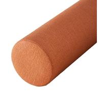 JORTUIO Cuscino Cilindrico Cervicale Memory Foam Cuscino Cilindrico a rullo lungo Supporto Ergonomico per Collo Gambe e Schiena per Letto e Divano, Lombare,Yoga con Federa Lavabile(Arancia,10cmx50cm)