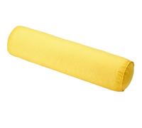 JORTUIO Cuscino Cilindrico Lungo 40/50/60/70/90 cm,Cervicale Rotolo Cilindro Cuscino,Supporto Ergonomico Cuscino Cilindrico Cervicale per Letto Divano,Gambe,Schiena(Giallo,15x50cm)