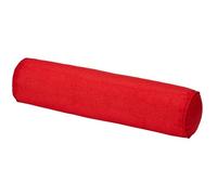 JORTUIO Cuscino Cilindrico Lungo 40/50/60/70/90 cm,Cervicale Rotolo Cilindro Cuscino,Supporto Ergonomico Cuscino Cilindrico Cervicale per Letto Divano,Gambe,Schiena(Rosso,15x40cm)